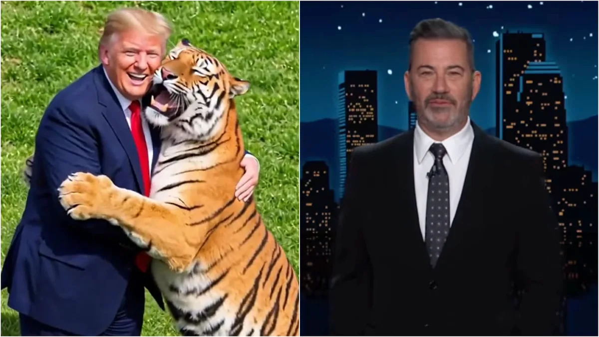 Kimmel Torches Trump’s Tiger Fantasy With Brutal Flashback