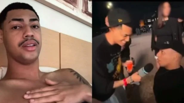 Influencer Moskitão vira réu por importunação sexual e discriminação contra Tokinho após falas explícitas em live Foto: Reprodução/Redes Sociais