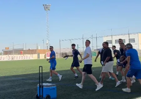 El terremoto de Granada sorprende a los jugadores del Arenas de Armilla en un entrenamiento: “Quita, que llamo a mi mujer”