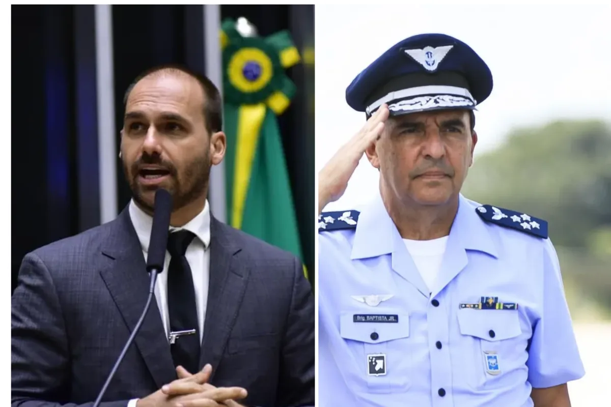 Eduardo Bolsonaro ataca ex-FAB após fala sobre apoio a Lula