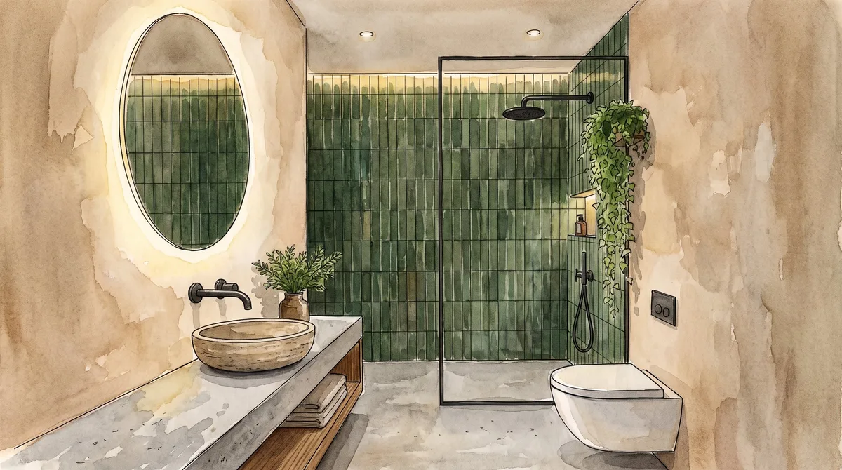 Duchas a ras de suelo: una solución que despeja el baño y mejora la accesibilidad
