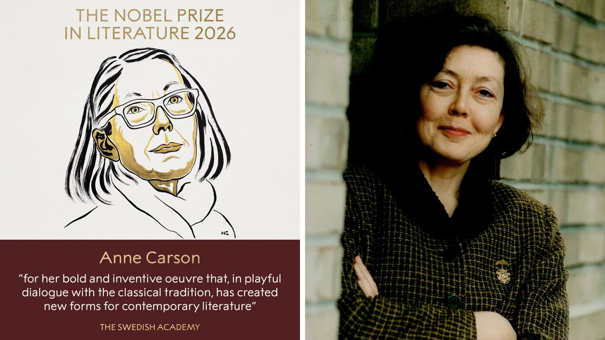 Canadian Poet Anne Carson Awarded Nobel Prize In Literature 2026