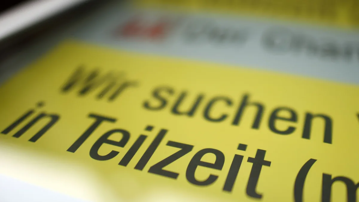 Abbau von Vollzeitstellen: Teilzeitarbeit auf Rekordstand