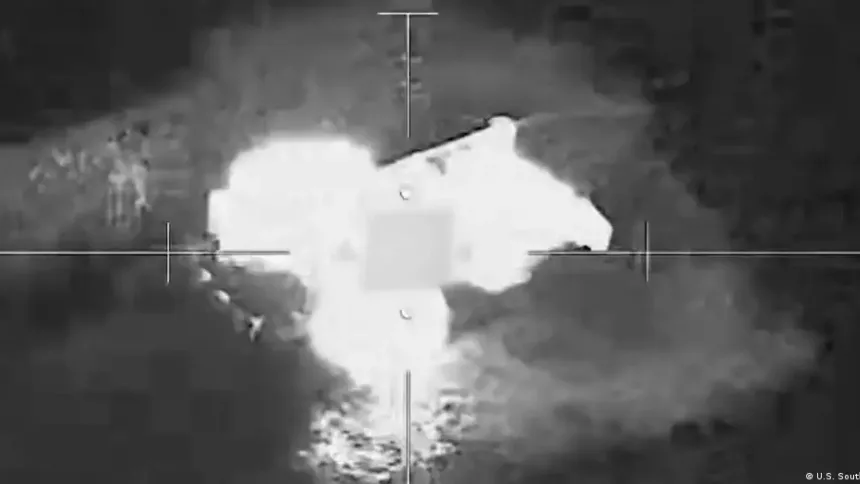 VIDEO: EEUU neutralizó nueva lancha en el Caribe, hubo cuatro fallecidos