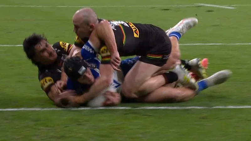Panthers fume as Burton muscles over