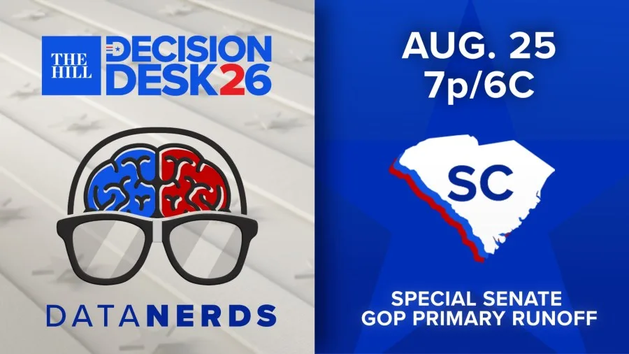 Watch live: DDHQ and The Hill track and analyze SC Senate GOP special election runoff