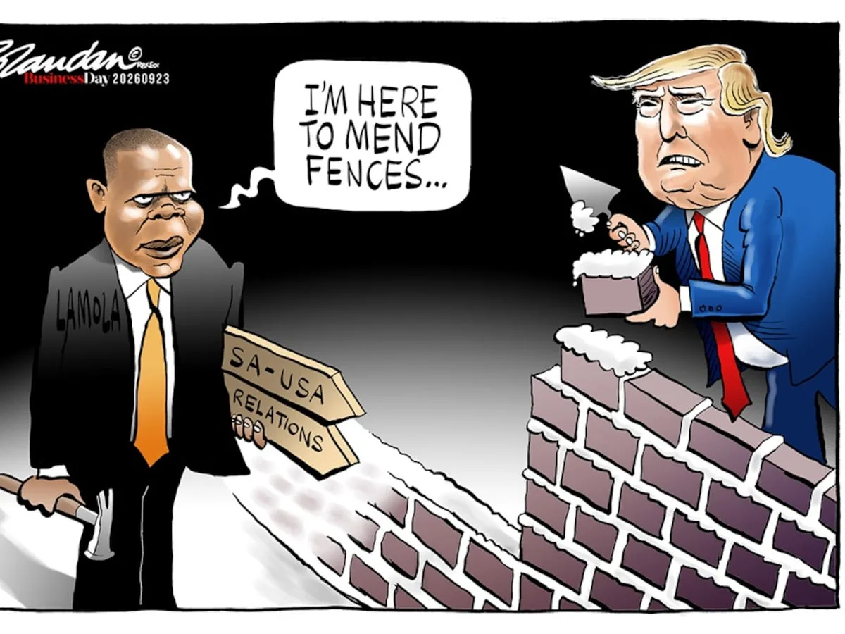 CARTOON | Lamola’s fence-mending challenge