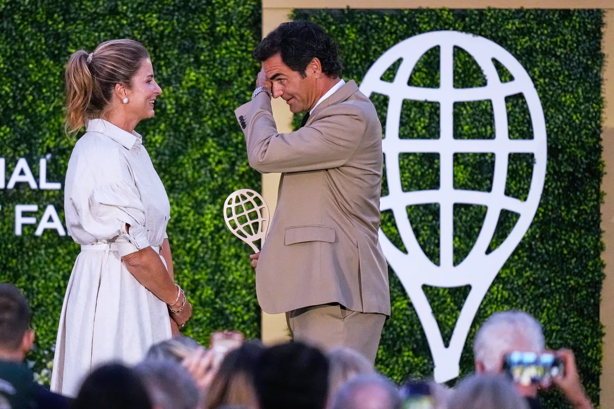 Roger Federer entró en el Salón de la Fama del tenis y conmovió a todos con un discurso inolvidable