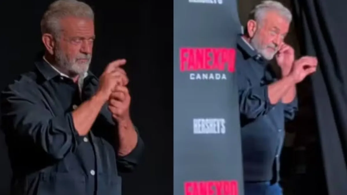 Mel Gibson é detonado após atitude com intérprete de língua de sinais em evento e se pronuncia; assista Fotos: Reprodução/ X