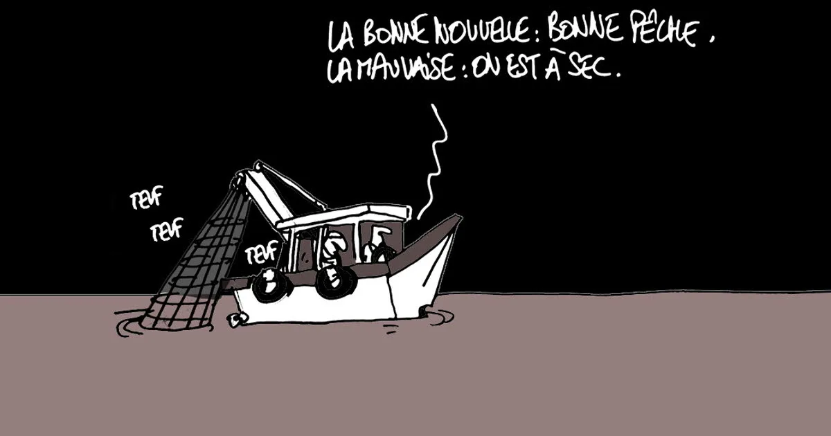 Humour. Le dessin du 18 septembre : la colère des pêcheurs enfle contre le prix du carburant