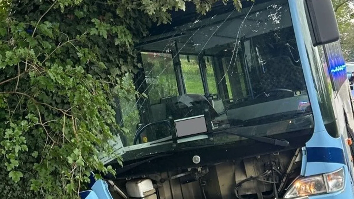 Fahrerflucht: Busunfall mit verletzten Kindern: Polizei sucht Autofahrer