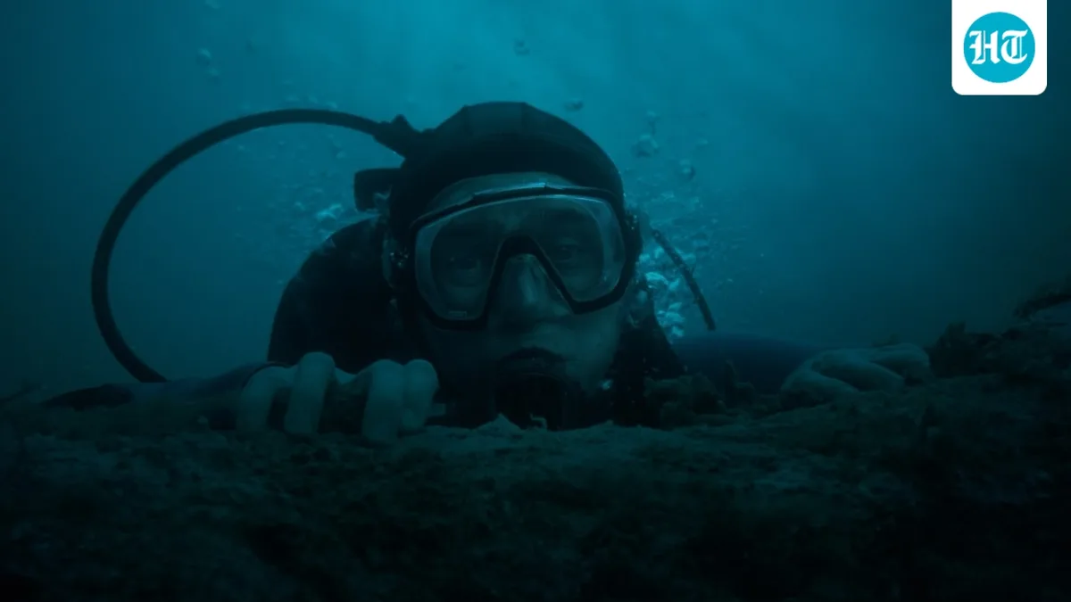Whalefall trailer: Austin Abrams is a modern-day Jonah trapped inside a massive whale in this gritty survival thriller