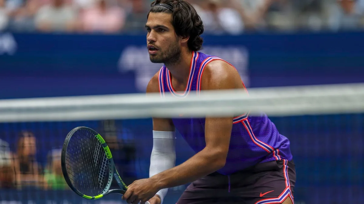Carlos Alcaraz, tras volver a jugar en el US Open: "Casi había olvidado qué se sentía al pisar una pista"