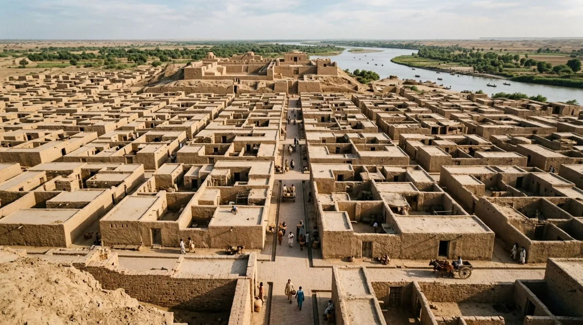 A cidade construída há mais de quatro mil anos onde ruas planejadas, casas de tijolos e uma sofisticada rede de drenagem revelam um nível surpreendente de organização urbana