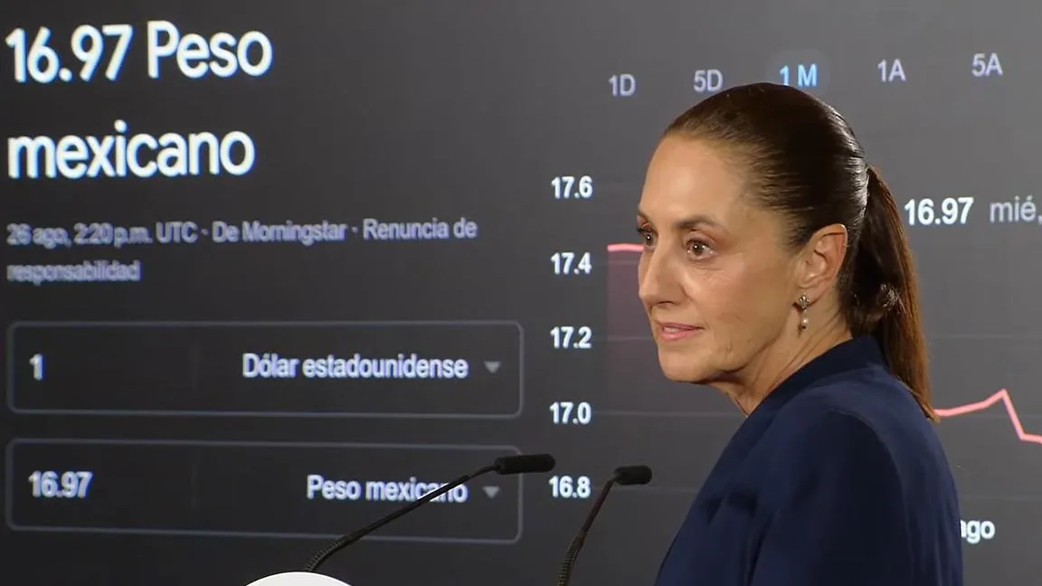 Sheinbaum presume récord de IED, PIB al alza y peso en $16.97, previo a su Segundo Informe de Gobierno