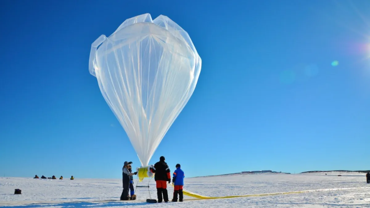 Nasa sent 20 balloons over Antarctica in 2013 to track particles from space