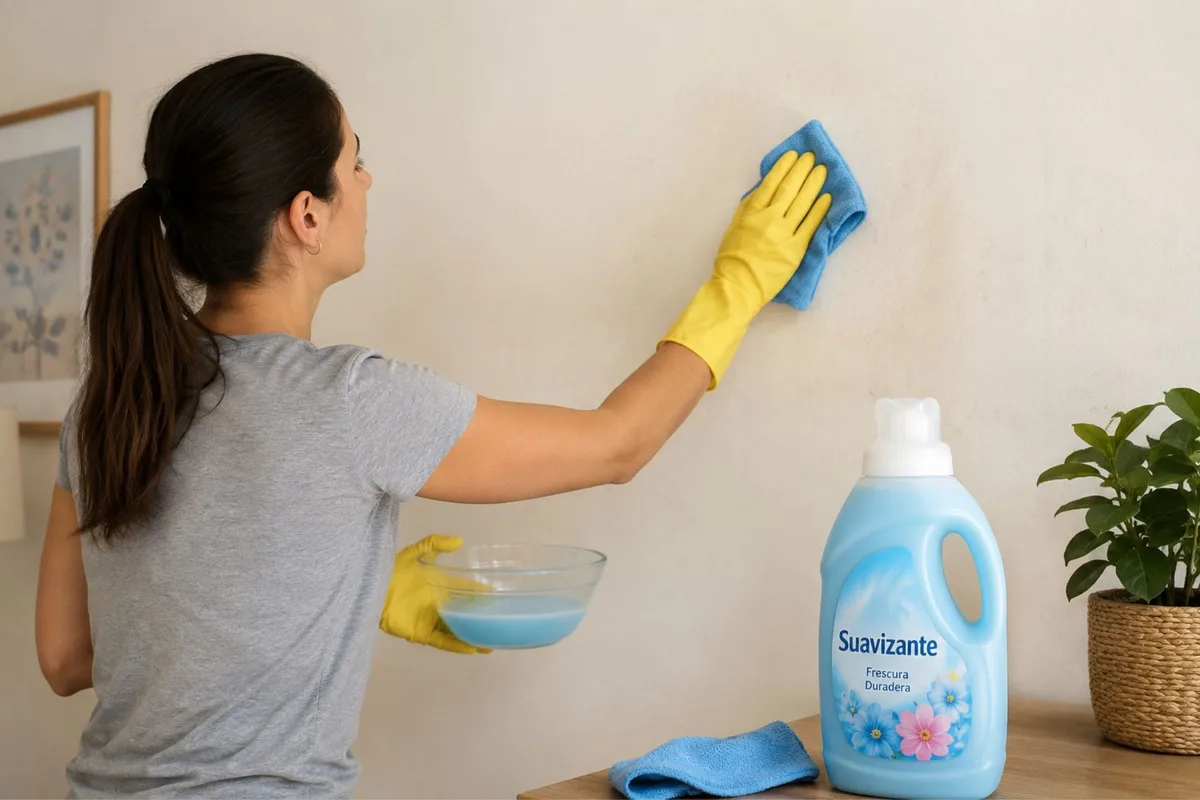 Expertos en limpieza del hogar explican por qué usar suavizante de ropa en las paredes puede ser clave para renovar una habitación