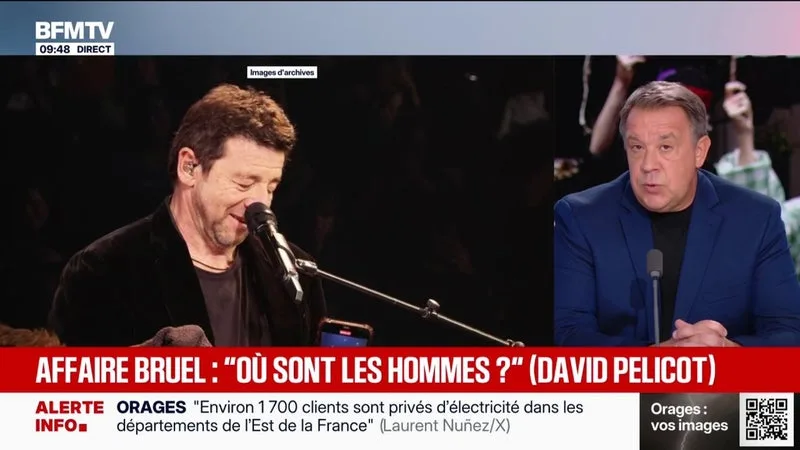David Pelicot dénonce "le silence des hommes" sur l'affaire Patrick Bruel