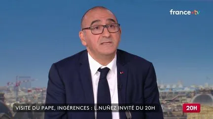 "On n'a pas détecté de menace particulière" autour de la visite du pape, assure le ministre de l'Intérieur, Laurent Nuñez, sur France 2