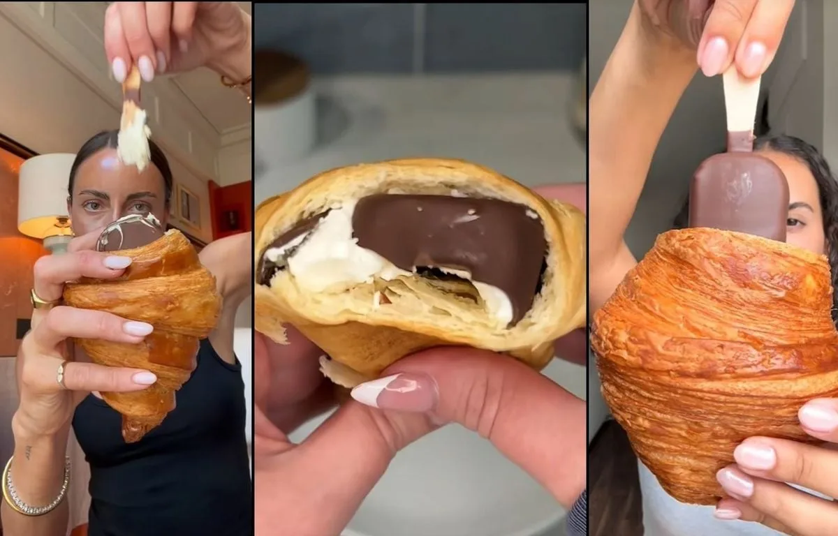 « Une bombe calorique », « c’est dégoûtant »… Pourquoi ce dessert viral à base de croissant ne fait pas l’unanimité