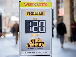 Eurojackpot krachend voll: 120 Millionen Euro zu gewinnen - 20 Millionen allein in Gewinnklasse 2
