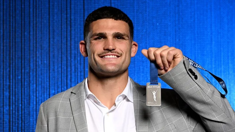 Cleary on course for rare treble after winning Brad Fittler Medal