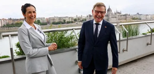 Johann Wadephul in Ungarn: Und dann wird der Außenminister in Budapest auf die AfD und Friedrich Merz angesprochen