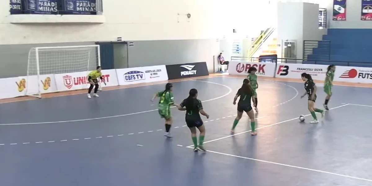 Epitaciolândia sofre goleada de 7 a 0 e se complica na Taça Brasil de Futsal Feminino Sub-15