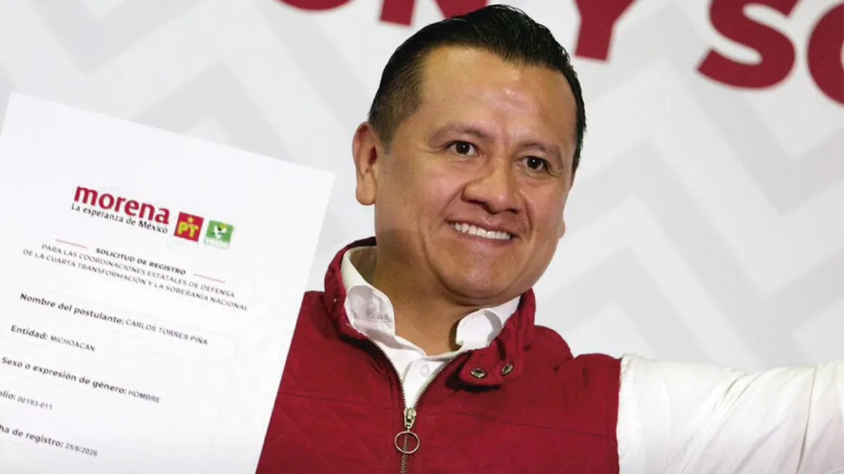 Carlos Torres Piña es nombrado coordinador de Morena en Michoacán rumbo a 2027