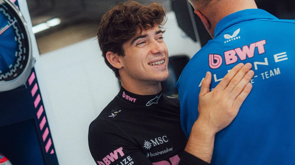 El mensaje de Franco Colapinto tras renovar con Alpine para la temporada 2027 y las particulares fotos que eligió para anunciarlo