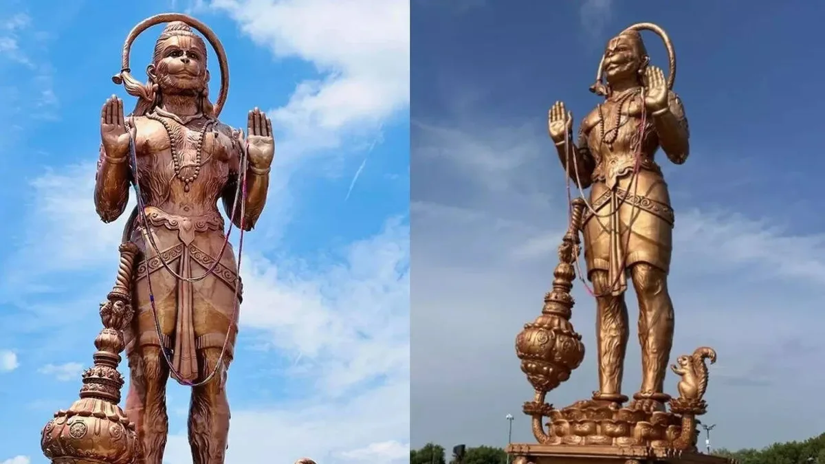 Howdy, Hanuman! In Texas, Statue of Union meets politics of division