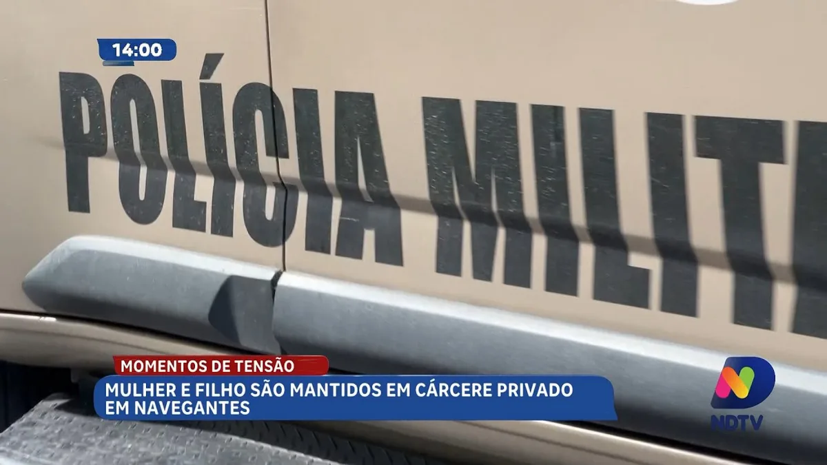 Mulher e filho são mantidos em cárcere privado em Navegantes