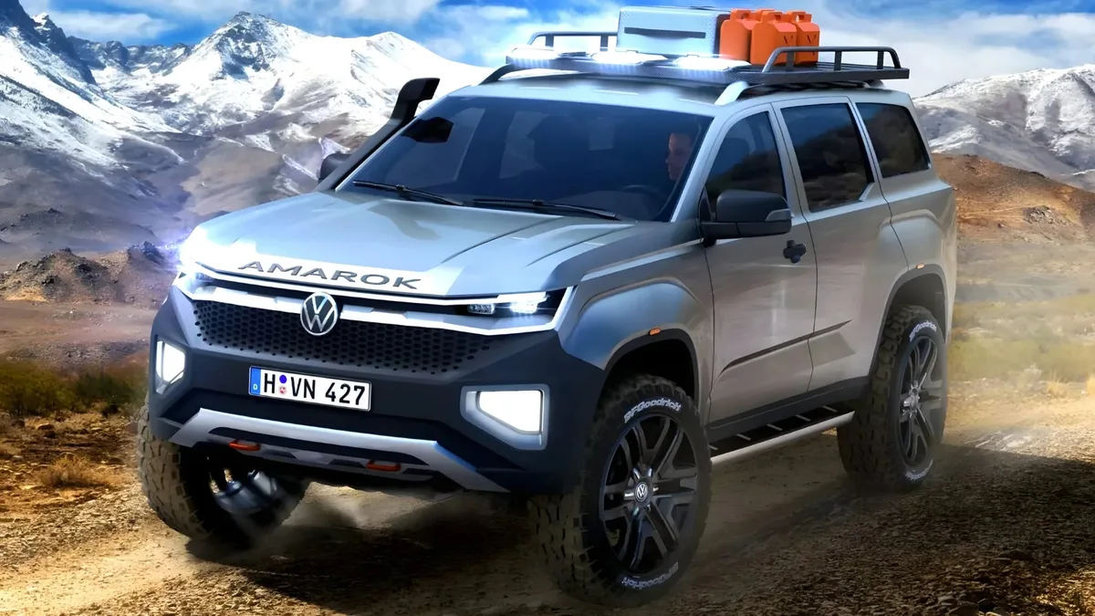 La futura Amarok tendrá una versión SUV de 7 asientos, según un periodista brasileño