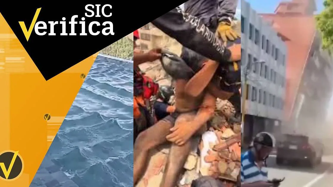 Vídeos antigos e imagens descontextualizadas: a desinformação que circula após os recentes sismos