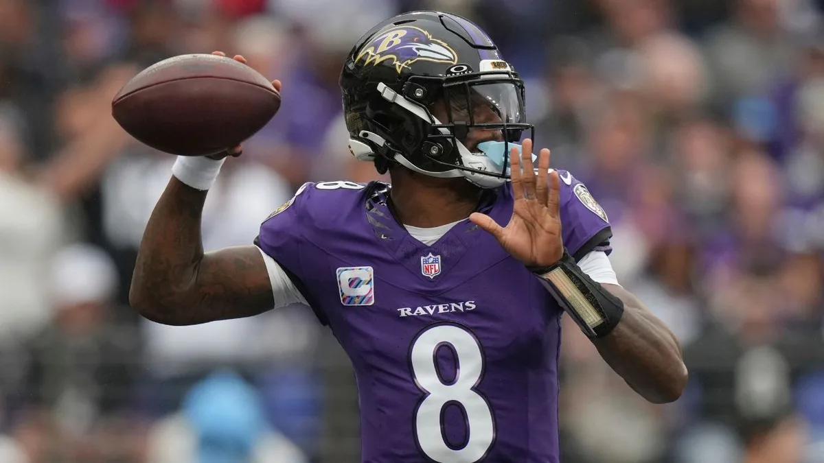 Ravens QB Lamar Jackson out vs. Browns