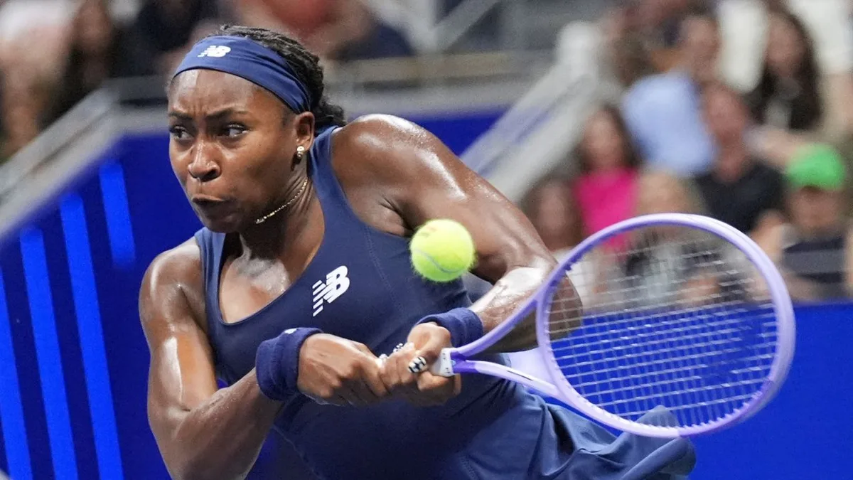 Coco Gauff starts quest for a second US Open title with win over Sonmez