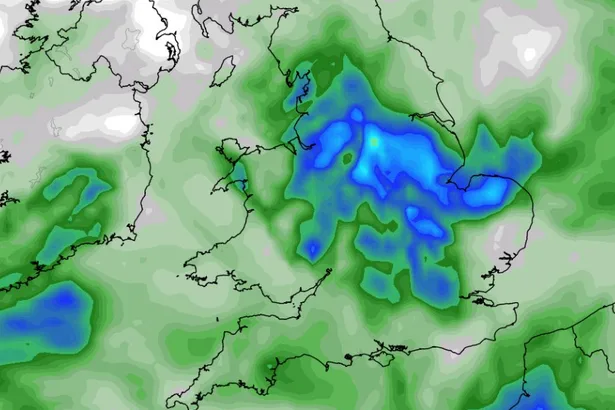 UK weather maps show 13 counties face heavy rain on Thursday with thunderstorms