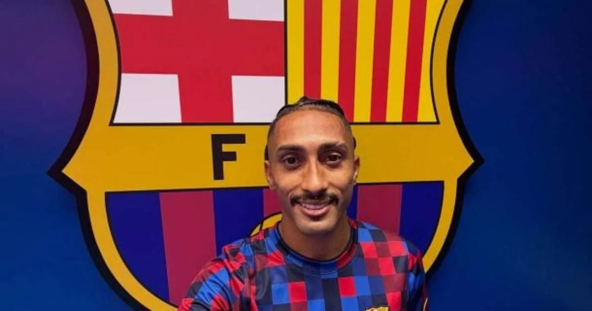 Raphinha faz primeiro discurso como capitão do Barcelona: "Juntos somos fortes"