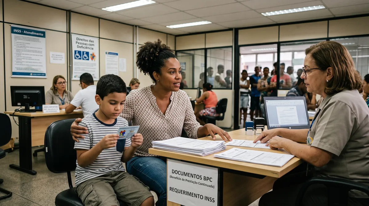 Sabia que pessoas com autismo têm direito a um salário mínimo mensal sem nunca ter contribuído para o INSS? Veja como pedir