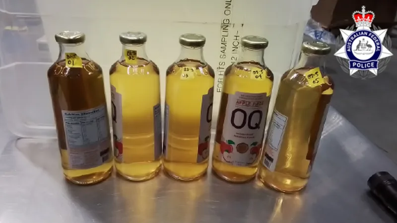 Child abuser jailed over juice bottle meth scheme