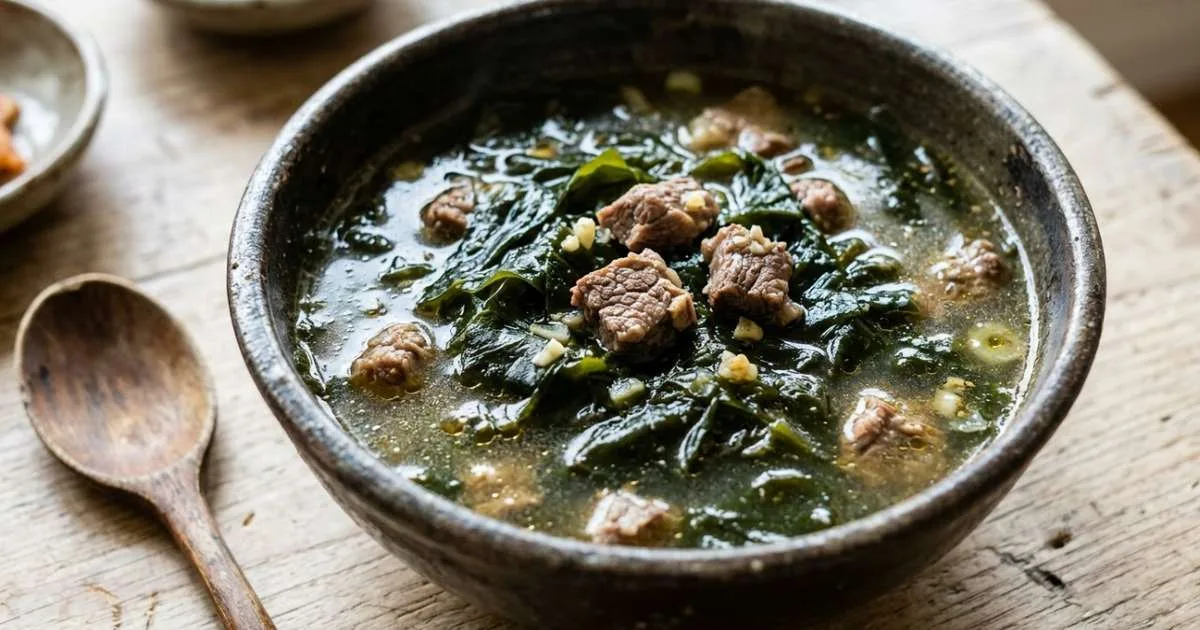 Experimente preparar a sopa de algas na panela elétrica de arroz em vez de usar uma panela comum, como eu não descobri essa dica antes
