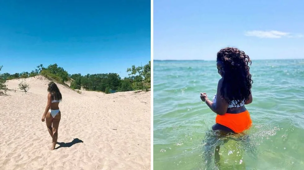 This breathtaking beach 2.5 hrs from Toronto has powdery white sand shores with Bahamas vibes