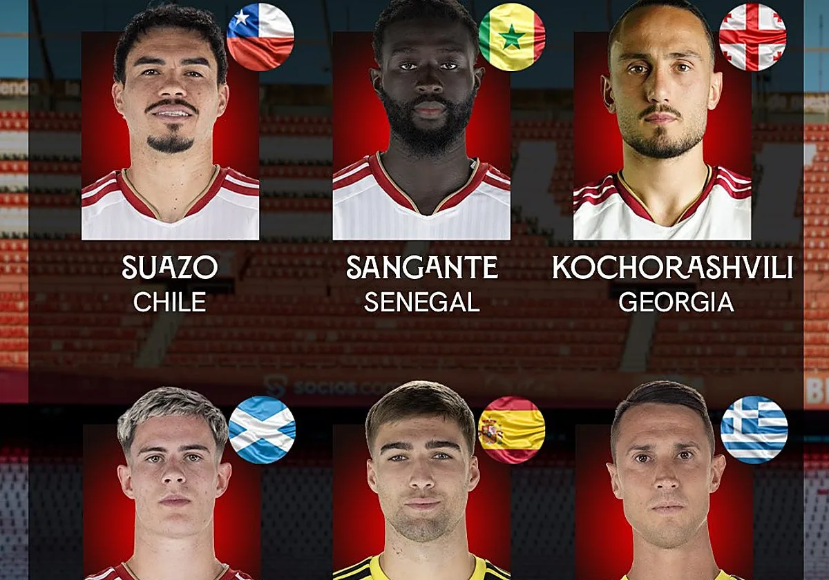 Así es el calendario de los internacionales del Sevilla FC en este parón de selecciones