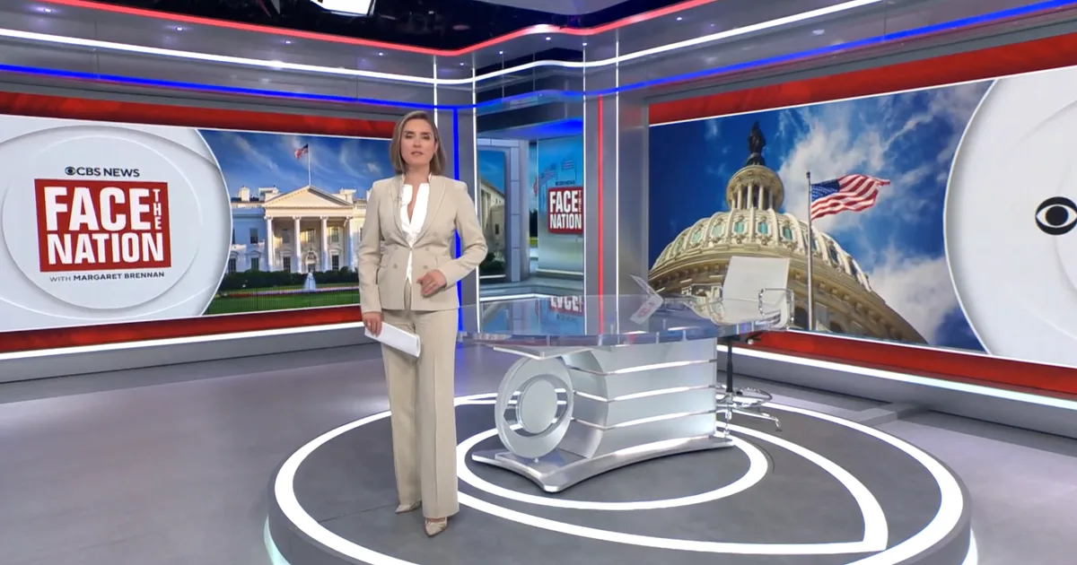 Open: This is "Face the Nation with Margaret Brennan," Aug. 23, 2026