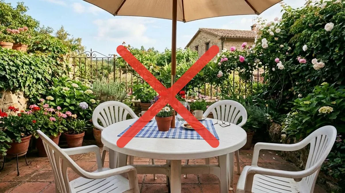 Adiós a las mesas de plástico: el material que será tendencia este verano 2027 y le dará un toque más elegante al patio