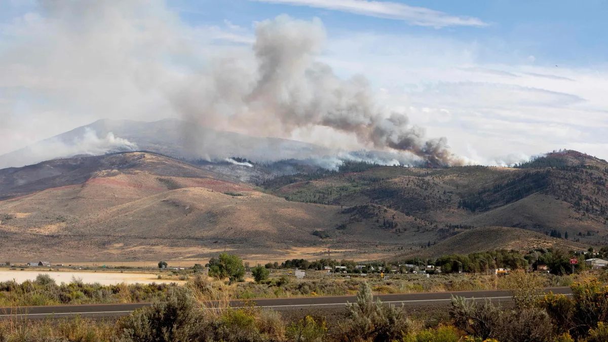 USA: Brände in Nevada: Zehntausende müssen fliehen