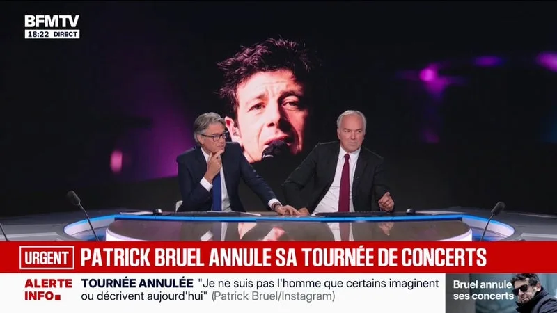 Le chanteur Patrick Bruel, accusé de violences sexuelles, annule sa tournée
