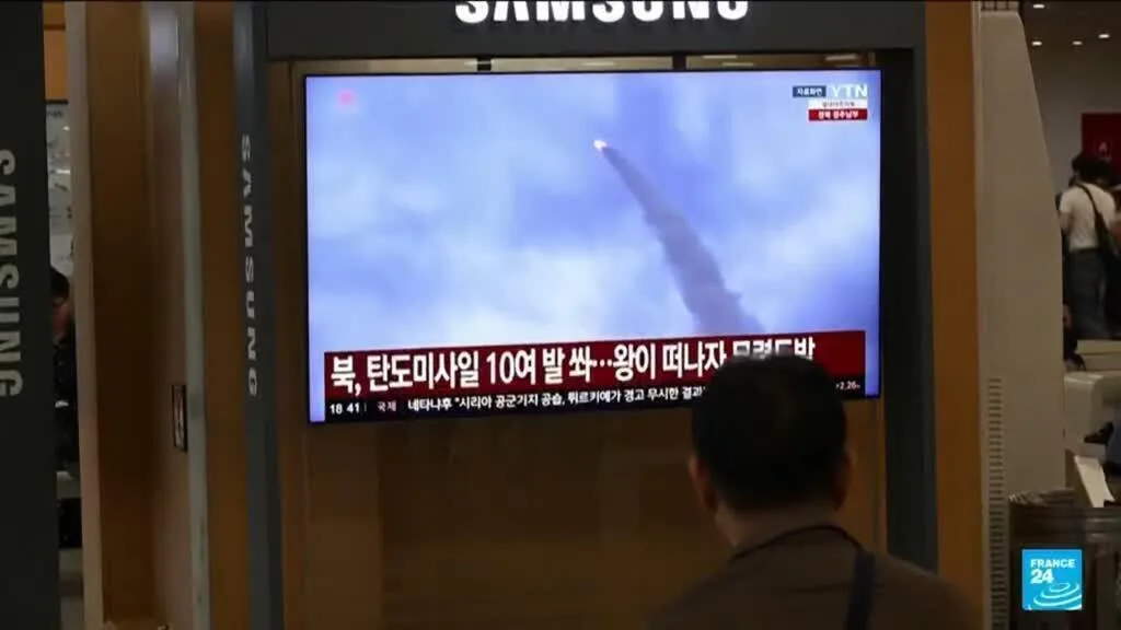 Corée du Nord : une dizaine de missiles tirés vers la mer du Japon