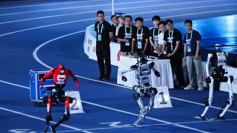 Thrills and spills at China's World Robot Games