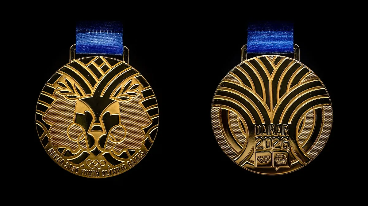 Leão e baobá inspiram medalhas dos Jogos Olímpicos da Juventude Dakar 2026